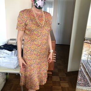 A line dress Oscar de La Renta. Multicolor.